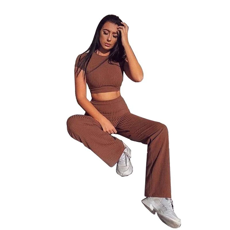 Casual suit female wide-leg pants two-piece suit