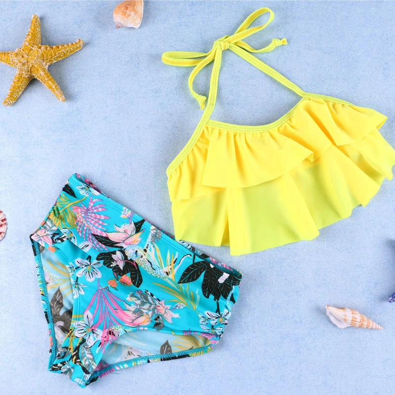 Children's bikini high waist split