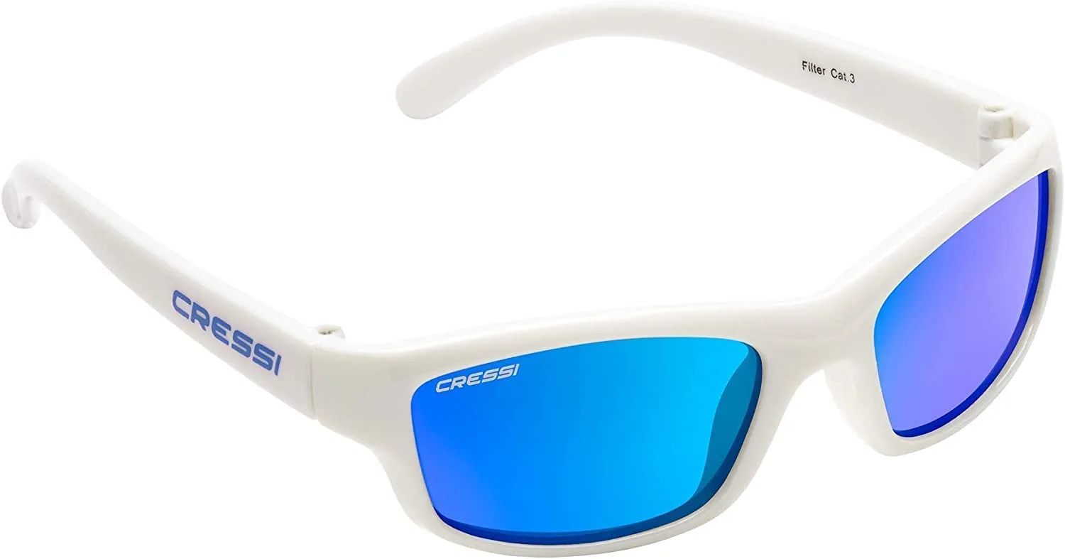 Cressi Kids Cool Sporty Sunglasses Anti-UV Polarized Lenses for 2 to 15 Years Old | Maka & Yogi
