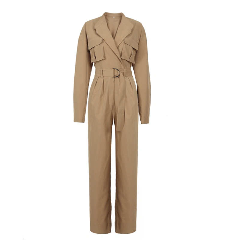 Designed Waist Wide-Leg Pants Slim Fit Trousers