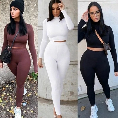 Casual Two-Piece Slim Long-Sleeved Sports Suit