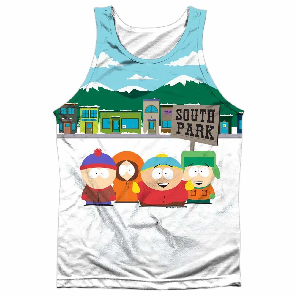 South Park Boys and Sign Unisex Adult Sublimated Tank Top