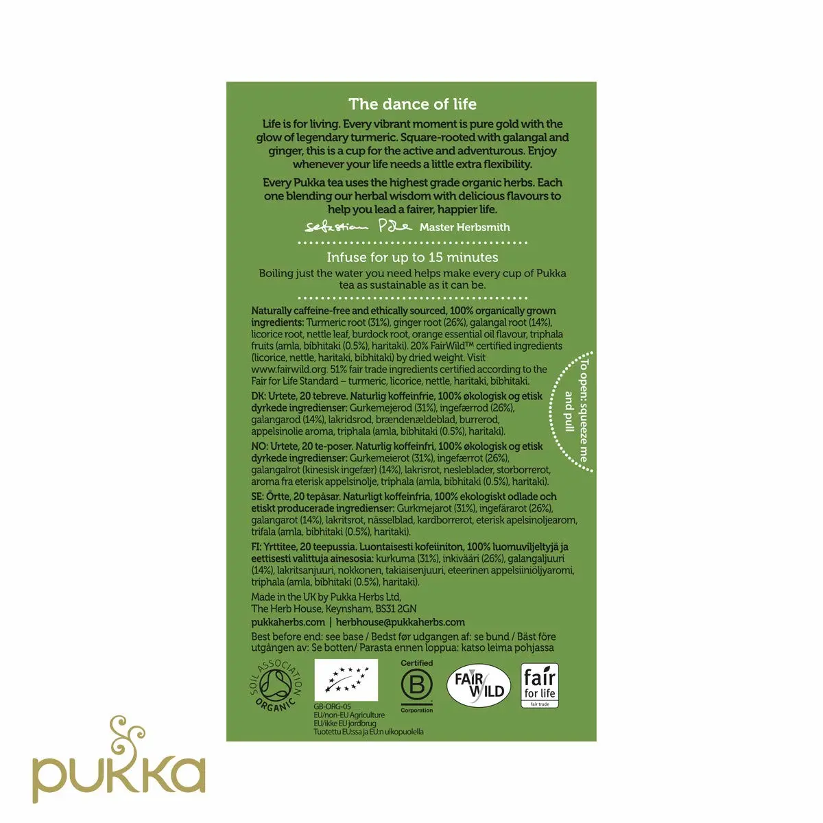 Pukka Herbal Tea