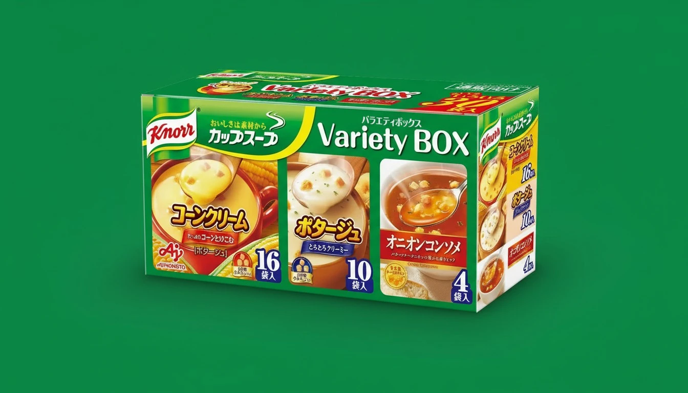 Knorr cup soup Variety box 30 packs