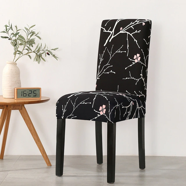 Printed dining chair cover