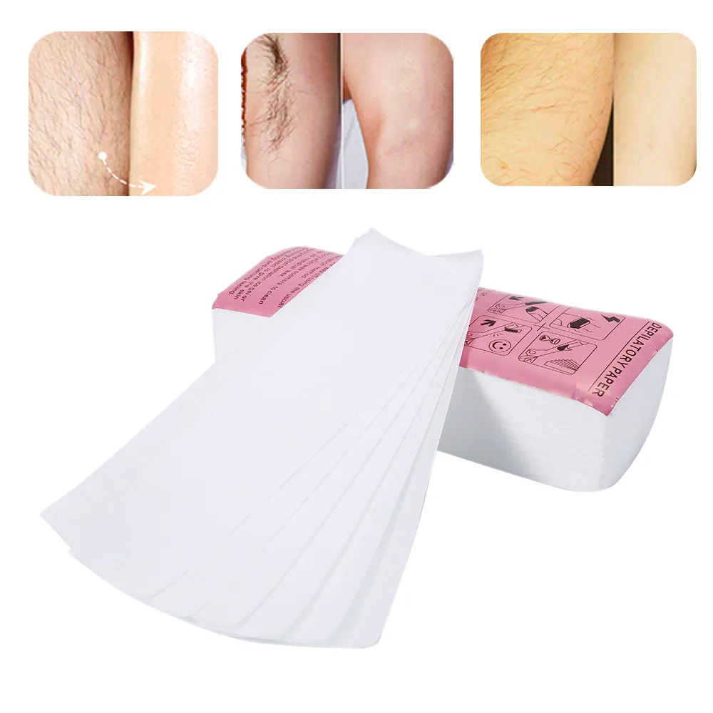 100 sheets of disposable non-woven depilatory paper