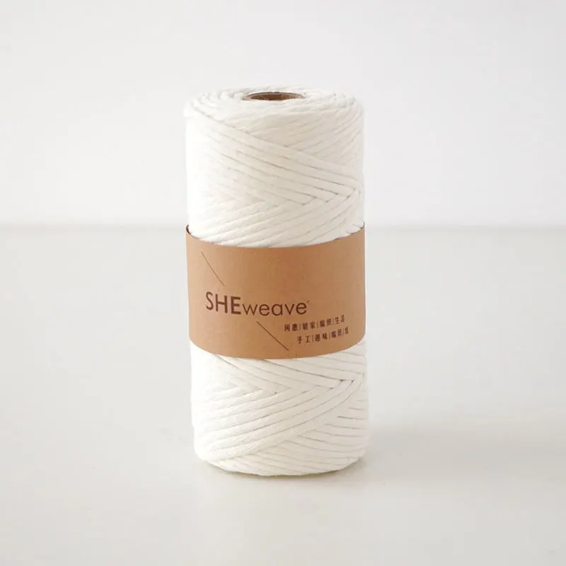 Single strand cotton rope