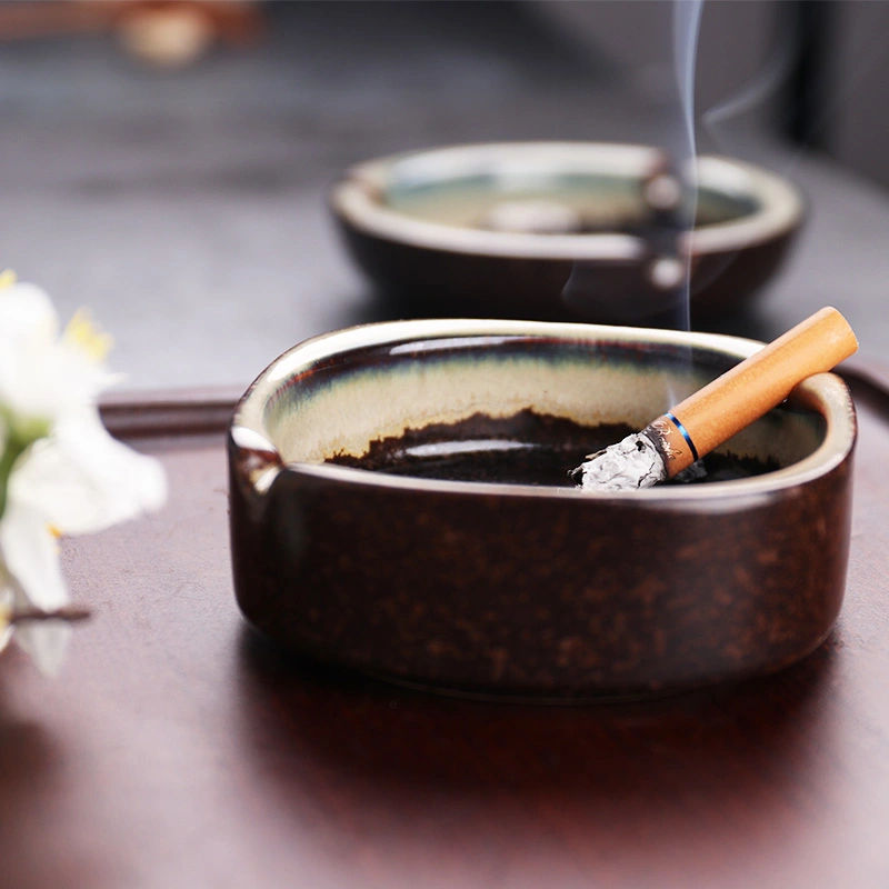 Japanese Style Retro Ceramic Ashtray