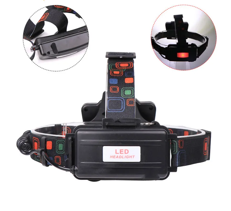 Cross-border New XML T6 COB LED Glare 3 Lamp Headlight