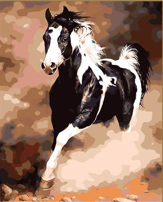 Frameless Pentium Animal Digital Oil Painting