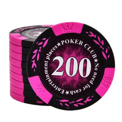 Texas Holdem Poker Chips Coins Mahjong Chips Anti-counterfeiting Customized Chips