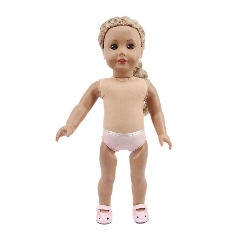 18 Inch American Girl Doll Cute Cat Shoes Americangirl Doll Velcro Shoes