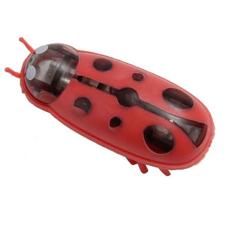 Mini Electric Ladybug Cat Toy Cat Interactive Play Toy Funny Cat Interactive Cat Toy