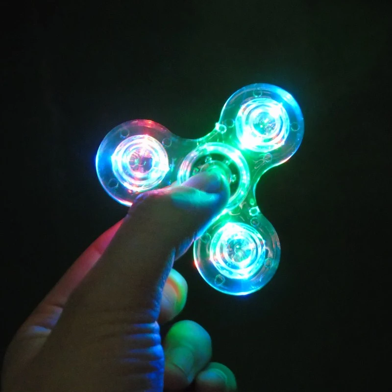 Fingertip Spinner High Speed Adult Finger Decompression Luminous Luminous Toy With Light