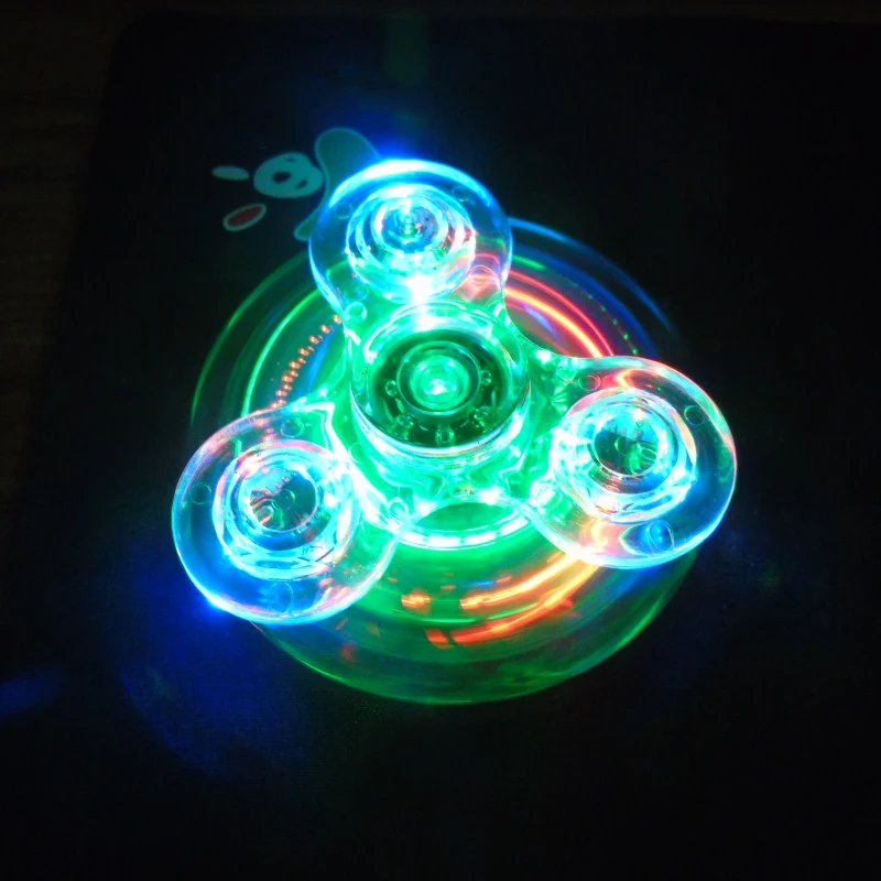 Fingertip Spinner High Speed Adult Finger Decompression Luminous Luminous Toy With Light
