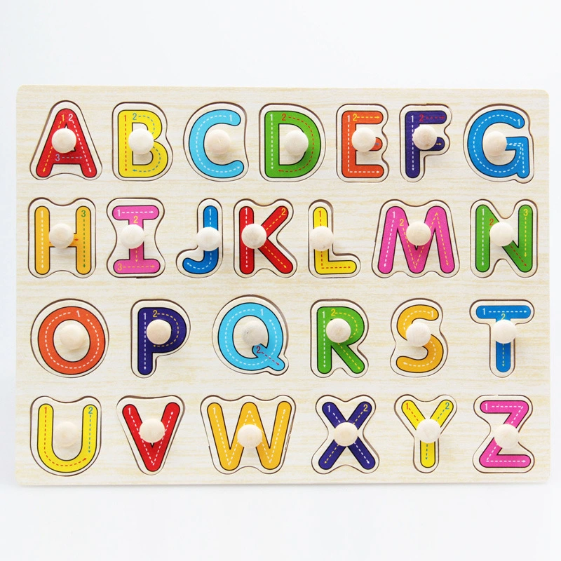 Character Letter Cartoon Cognitive Three-dimensional Jigsaw