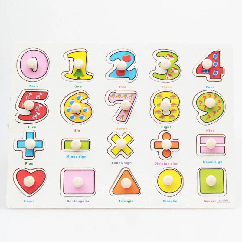 Character Letter Cartoon Cognitive Three-dimensional Jigsaw