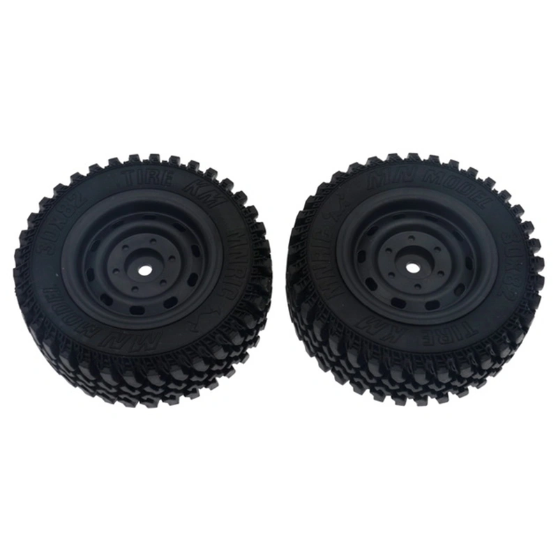 4-piece Rubber Wheel Tire Set