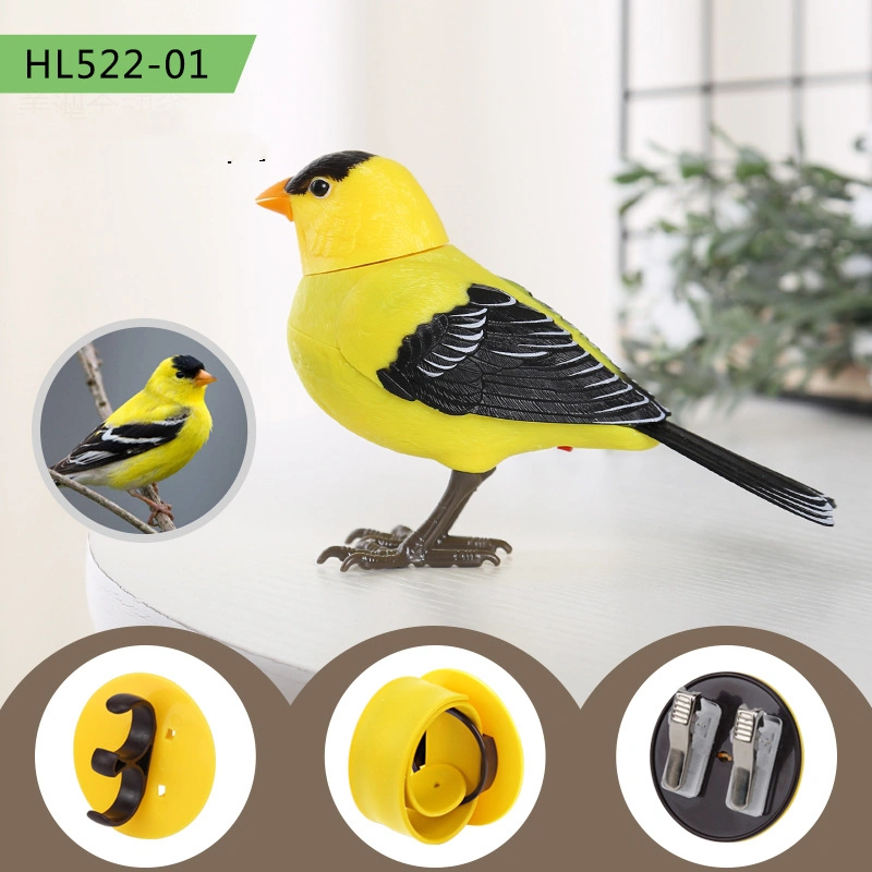 The Simulation Electric Singing Bird Toy Will Call And Move