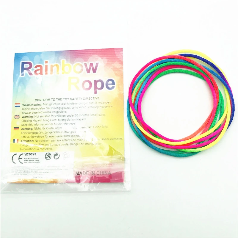 Leisure Rainbow Rope Toy Finger Turning