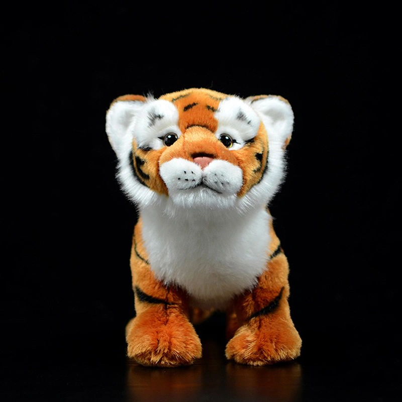 Simulation Standing Tiger Plush Toy White Cute