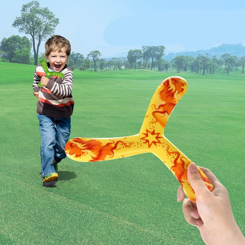 Interactive Leisure Full-color Thermal Transfer Throwing Three-leaf Boomerang