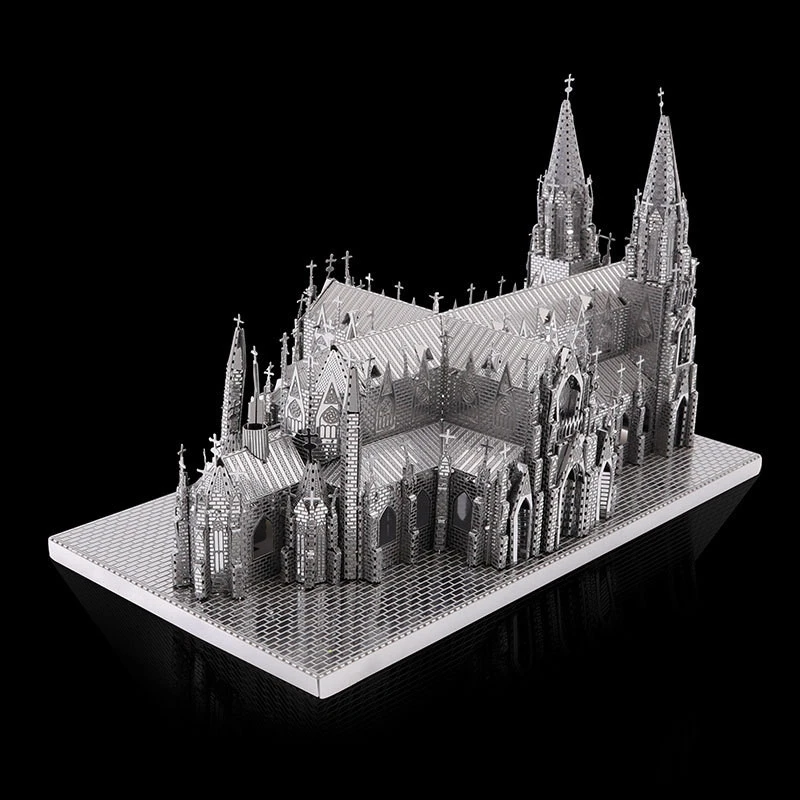 3D Metal Assembly Model B32201 Patrick's Cathedral New York