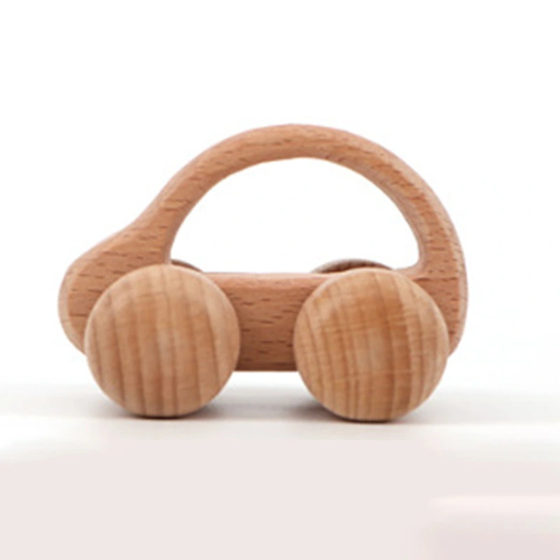 Toy Car Wooden Car Early Childhood Education Teaching Aid