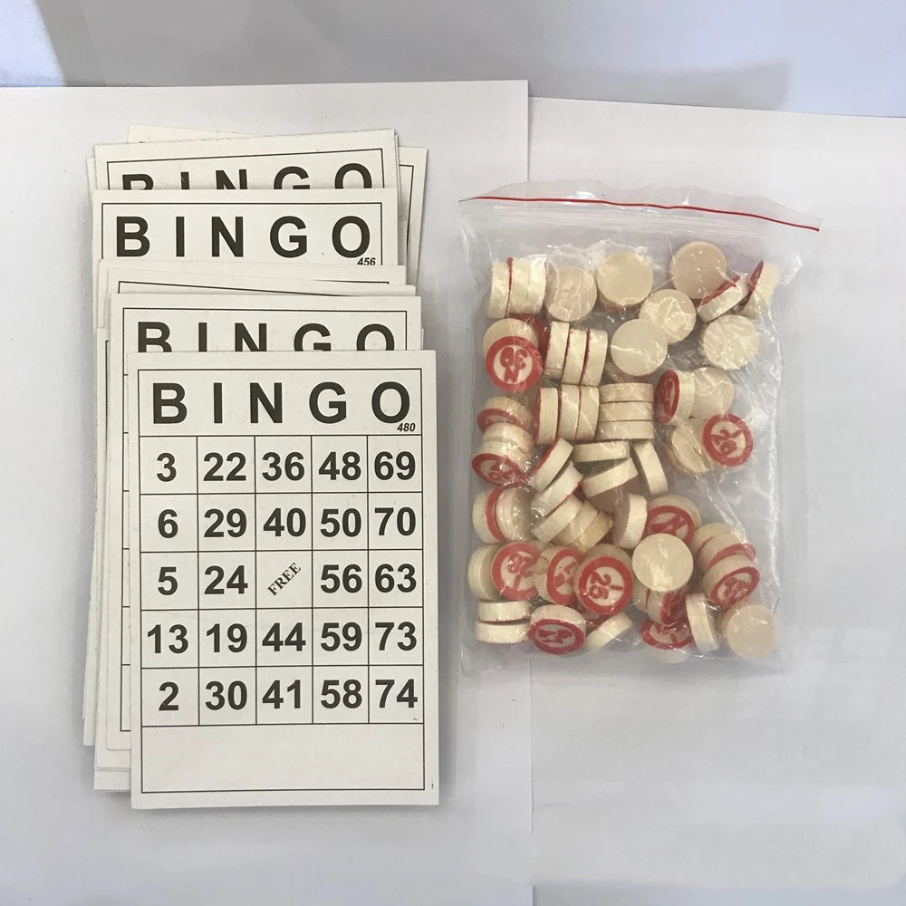 Wooden Old Soviet Lotto Game About 250 Grams