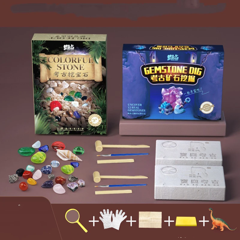 Archaeological Gem Ore Fossil Excavation Mining Toys
