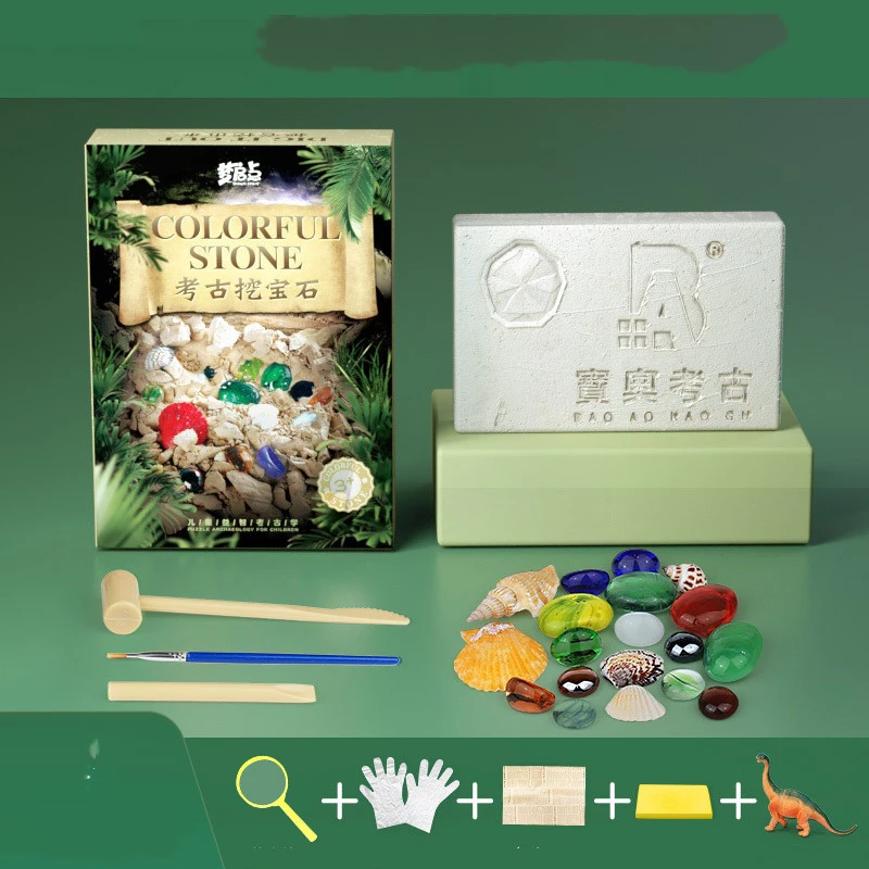 Archaeological Gem Ore Fossil Excavation Mining Toys