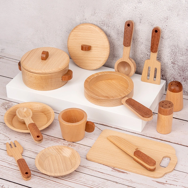 Children's play house educational wooden kitchen toy