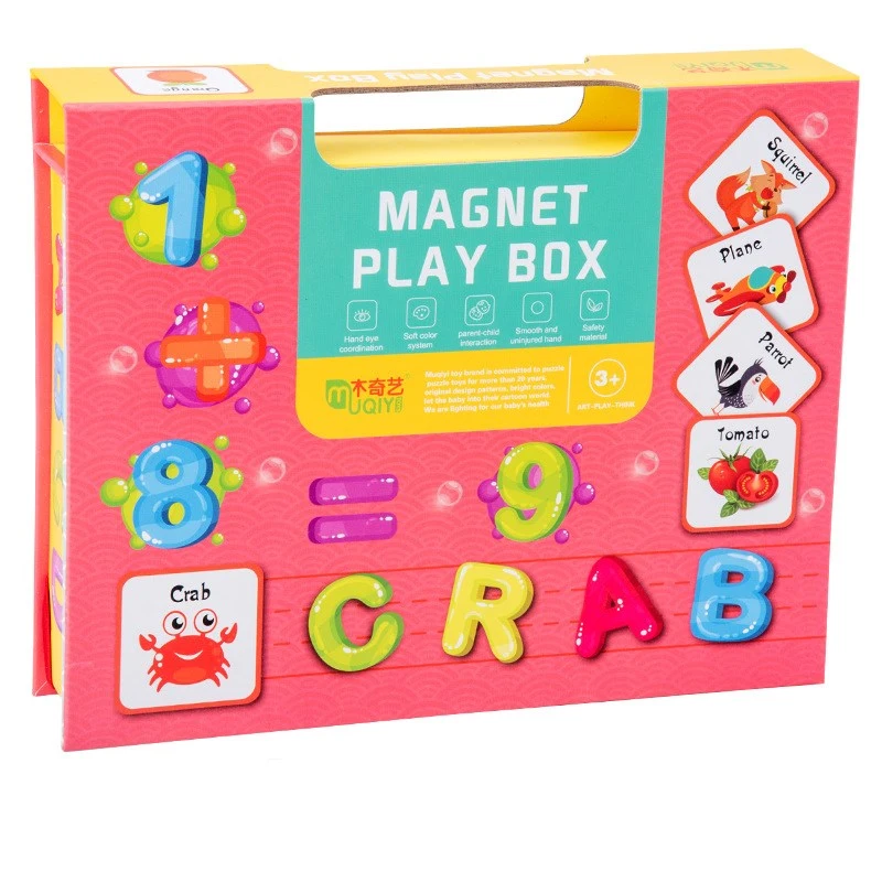 Children's educational toys 3-6 years old puzzle magnetic book