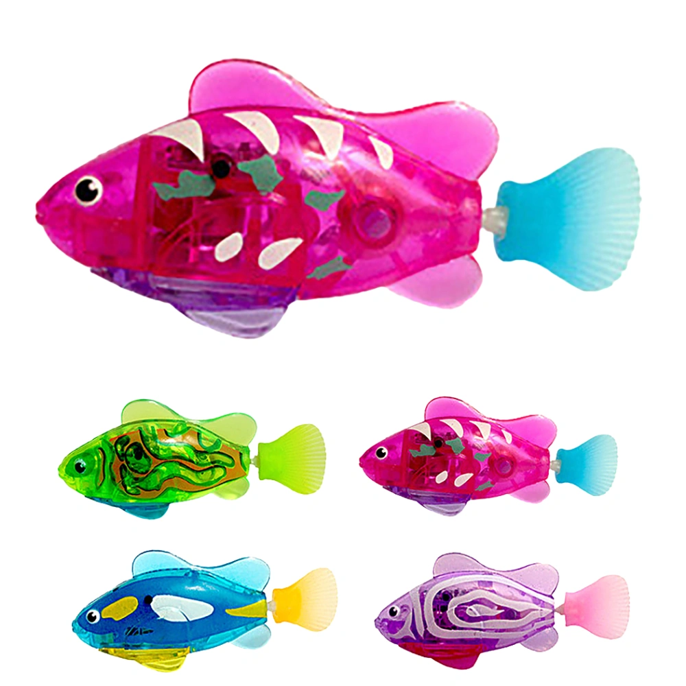 Pet fish electronic toy with grass