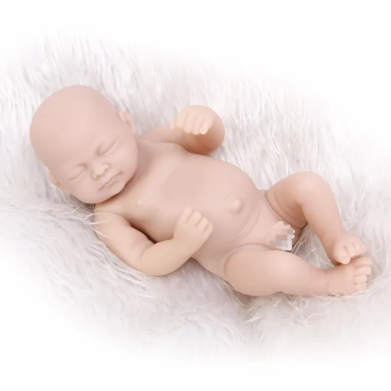 Simulation baby rebirth doll cute closed eyes mold