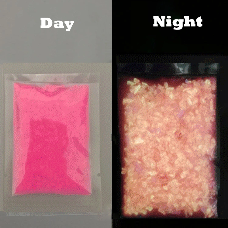 Decorative luminous particles