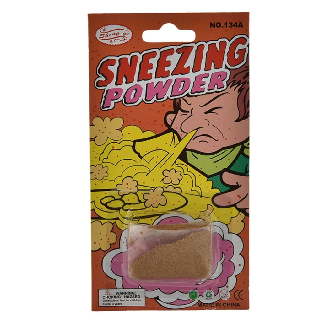 April Fools' Day Tricky Sneezing Powder Props