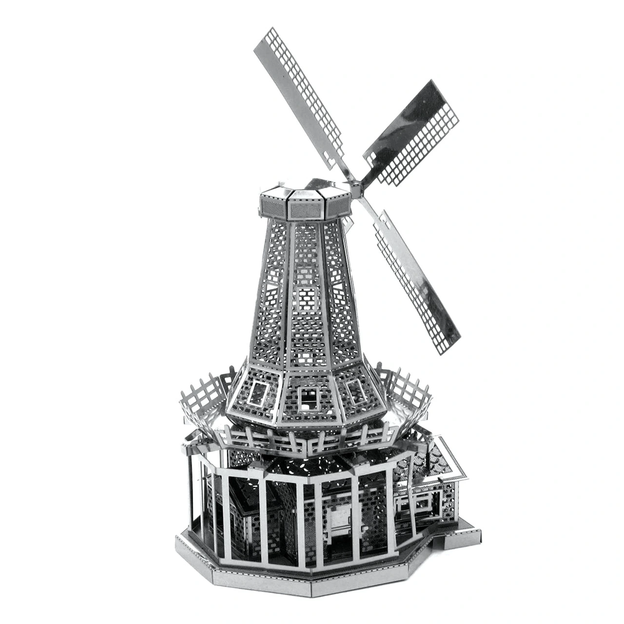 Manual solid model mosaic of all metal building
