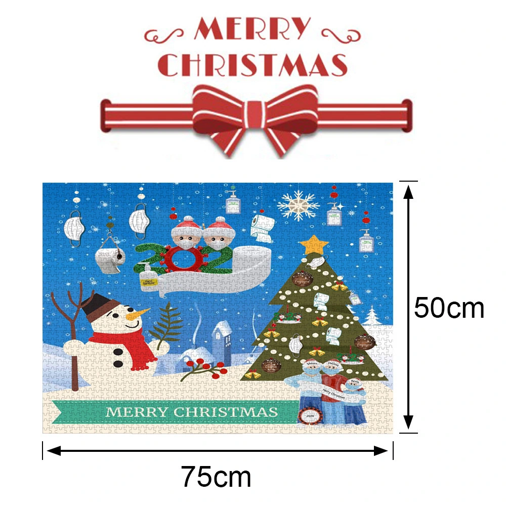 Christmas 1000-piece intellectual mini game puzzle