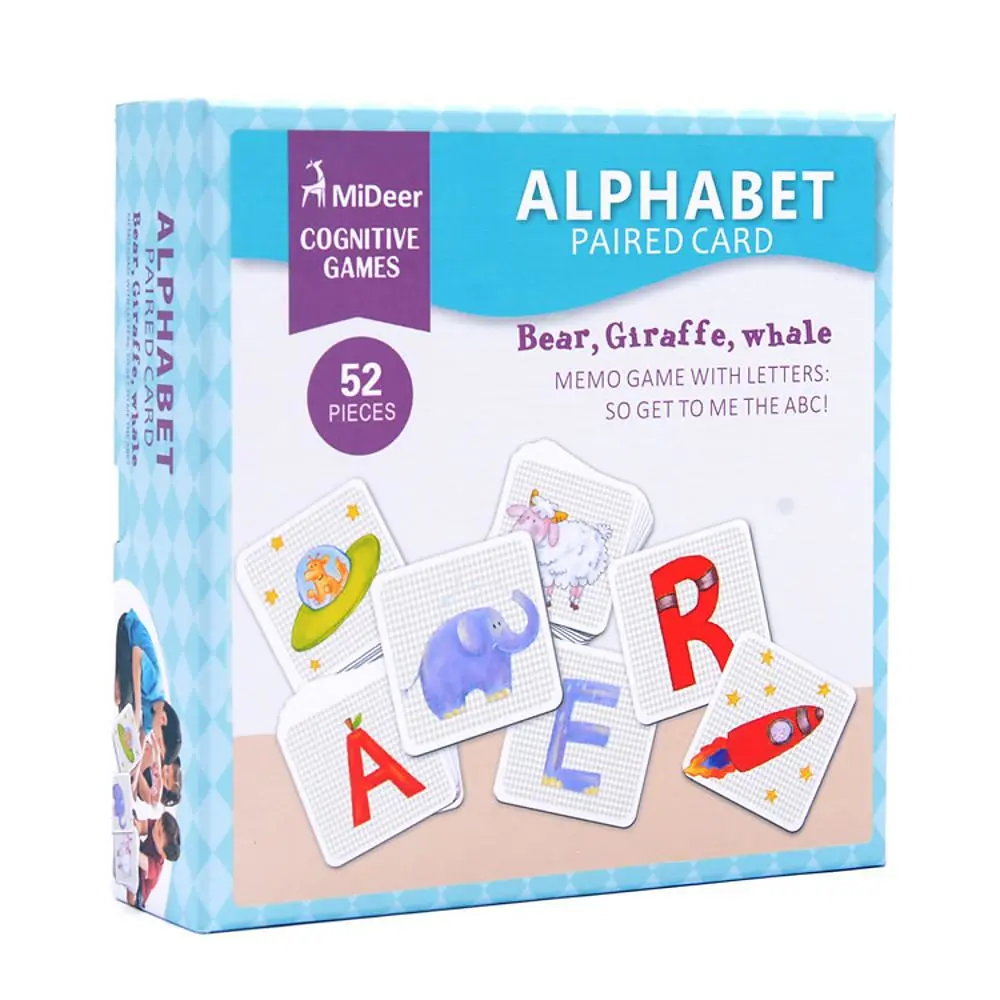 Alphabet word matching card