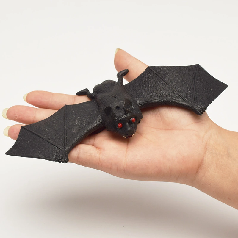 Simulation rubber horror bat pendant