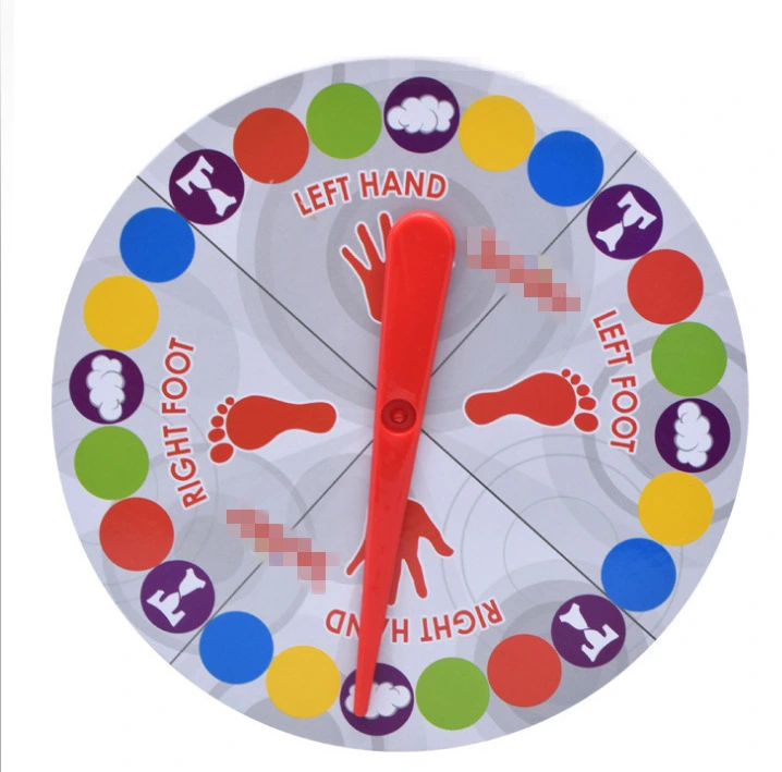 Parent-child interactive toy twister game mat