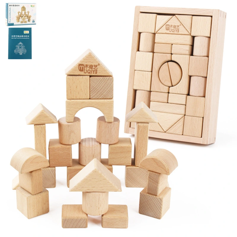 Push and build children's educational toys