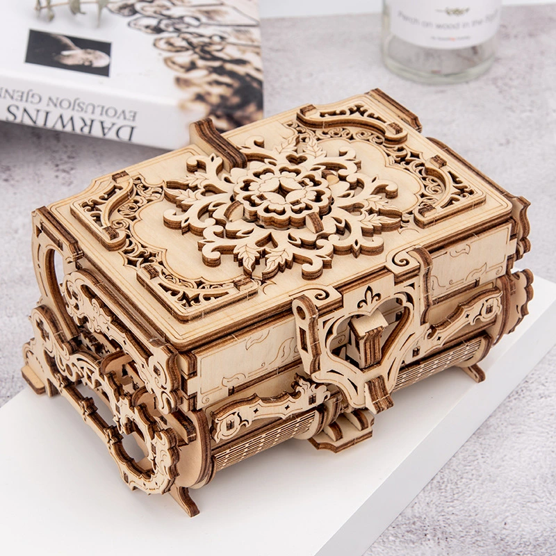 3D wooden three-dimensional puzzle hand-assembled model