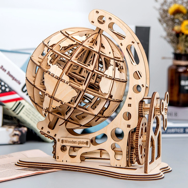 3D wooden three-dimensional puzzle hand-assembled model