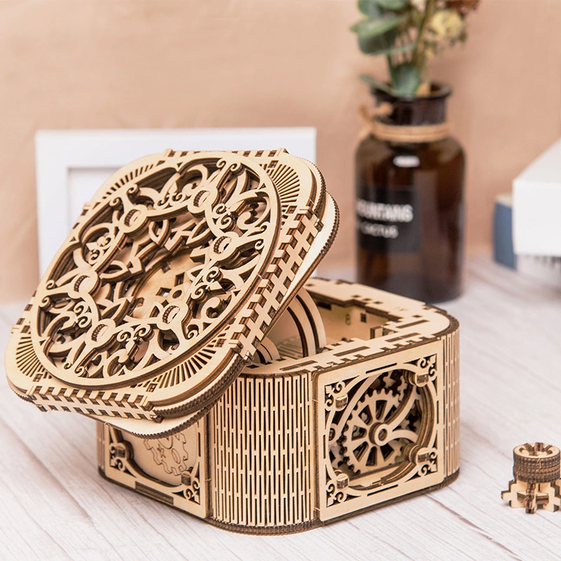 3D wooden three-dimensional puzzle hand-assembled model