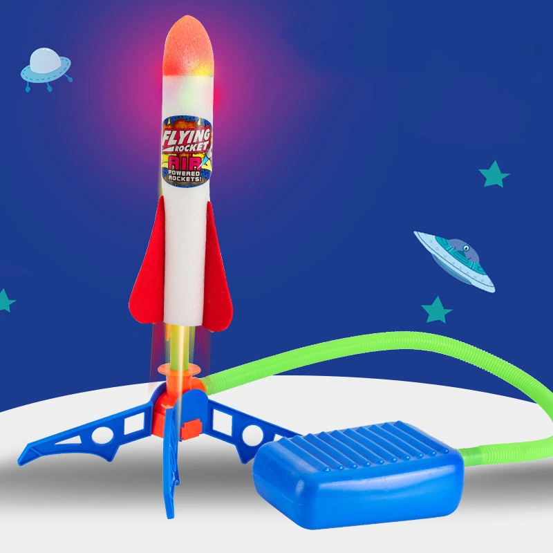 Plastic toy rocket