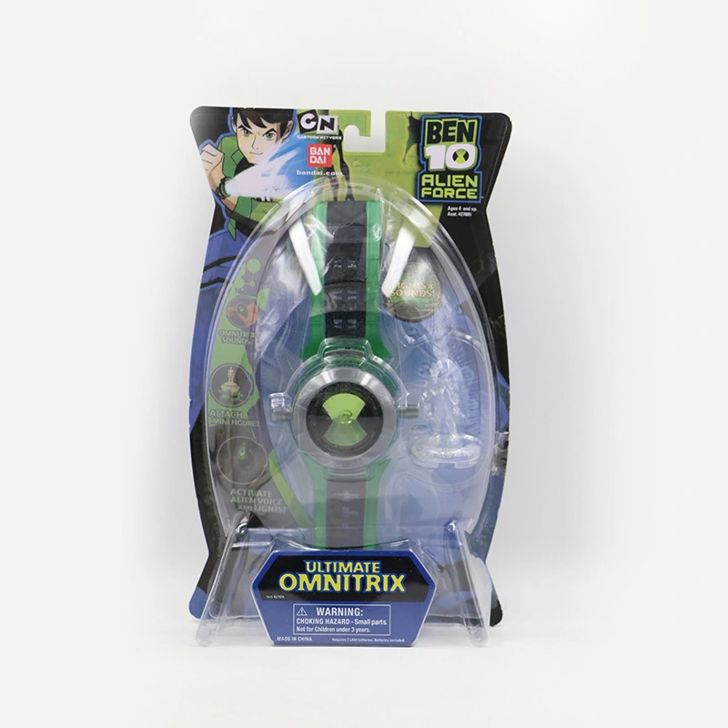 Boy Hacker BEN10 Transfiguration Device Protector Xiaoban Projection Watch Buttons glow and sound