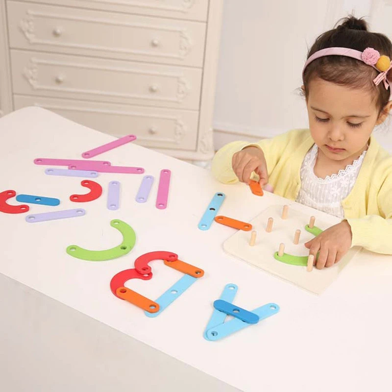 Number letter set column toy