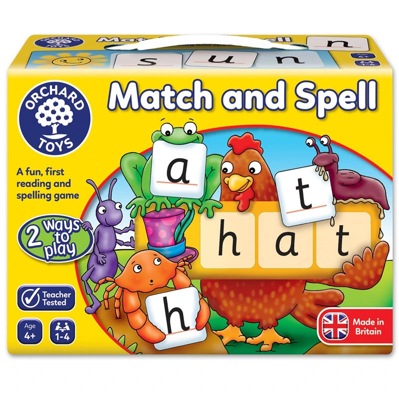 Board Game Match&Spell English Matching Spelling Children's Educational Game Toys